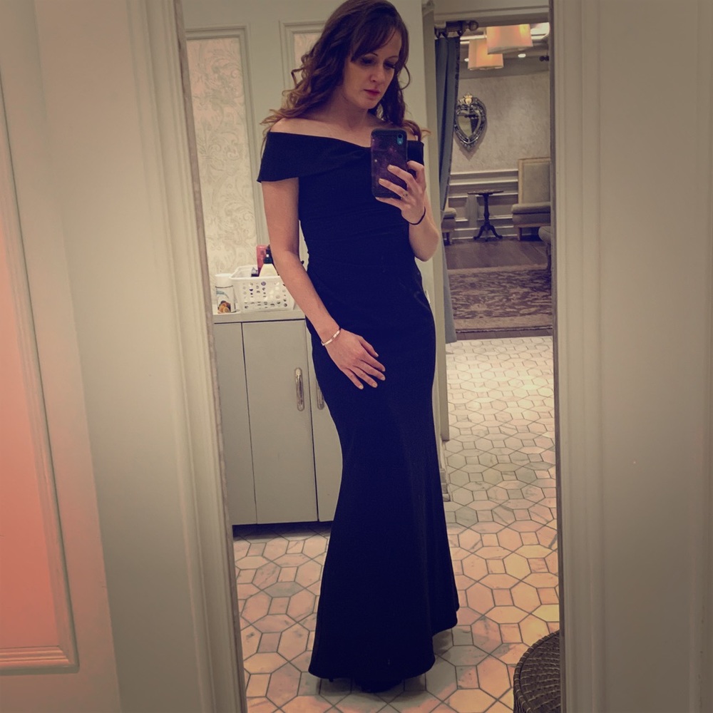 Black dress- worn once !!